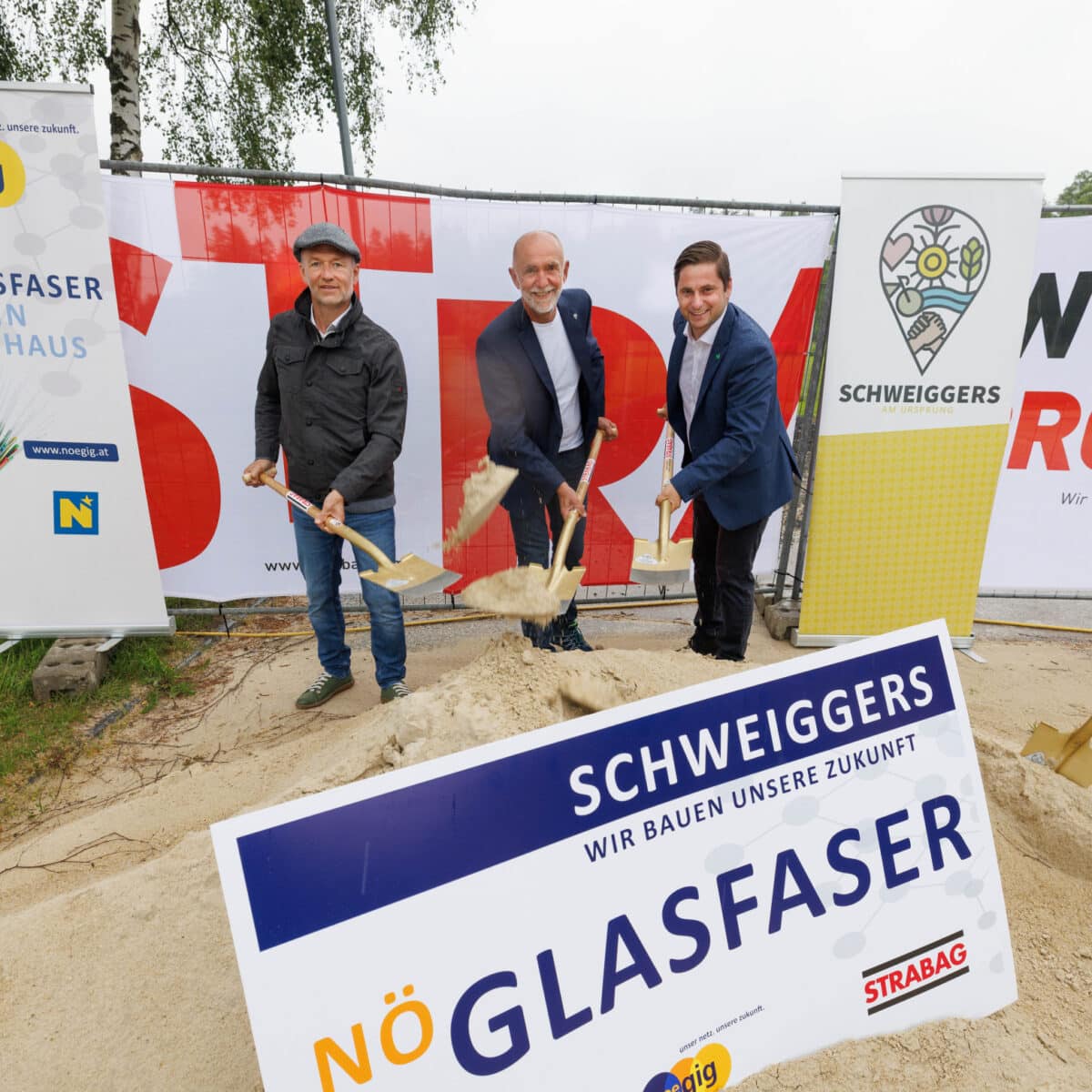 Spatenstich Schweiggers - nöGIG